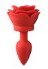 Anal Toys | 28X Silicone Vibrating Rose Anal Plug With Remote Anal Toys Anal Toys