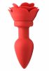 Anal Toys | 28X Silicone Vibrating Rose Anal Plug With Remote Anal Toys Anal Toys