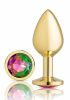 Anal Toys | Gems Gold Anal Plug Anal Toys Anal Toys