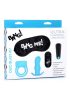 Couples | Duo Blast Remote Control Cock Ring And Butt Plug Vibe Kit Couples Blue