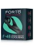 Couples | Forto F-48 – Perineum Vibrating Double Cock Ring Couples Blue or Black