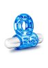 Couples | Stay Hard – 10 Function Vibrating Bull Ring Couples Blue or Clear