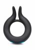 Couples | Trinity Men 10X Cock Viper Dual Stimulation Silicone Cock Ring Couples Black