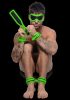 Fetish & Bondage | Kink In The Dark Glowing Cuffs, Blindfold And Paddle Set Fetish & Bondage Fetish & Bondage