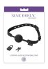 Fetish & Bondage | Locking Lace Silicone Ball Gag Fetish & Bondage Black