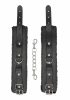 Fetish & Bondage | Plush Bonded Leather Hand Cuffs With Adjustable Straps Fetish & Bondage Black