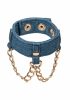 Fetish & Bondage | Ride ‘Em Premium Denim Collection Wrist Cuffs Fetish & Bondage Blue