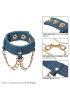 Fetish & Bondage | Ride ‘Em Premium Denim Collection Wrist Cuffs Fetish & Bondage Blue