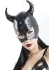 Fetish & Bondage | Wet Look Devil Mask Fetish & Bondage Black