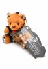 Gifts & Games | Gagged Teddy Bear Keychain Gifts & Games Brown