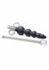 Lubricants | Silicone Graduated Beads Lube Launcher Lubricants Black