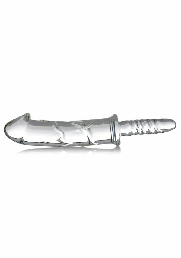 Anal Toys | Battle Rammer Phallic Glass Thruster Anal Toys Anal Toys