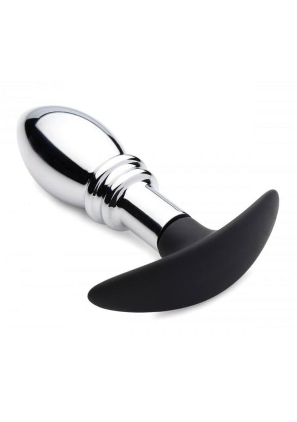 Anal Toys | Dark Stopper Metal And Silicone Plug Anal Toys Anal Toys