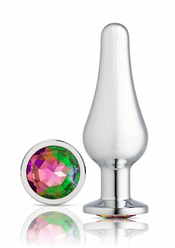 Anal Toys | Gems Silver Chrome Tall Plug – Large Anal Toys Anal Toys