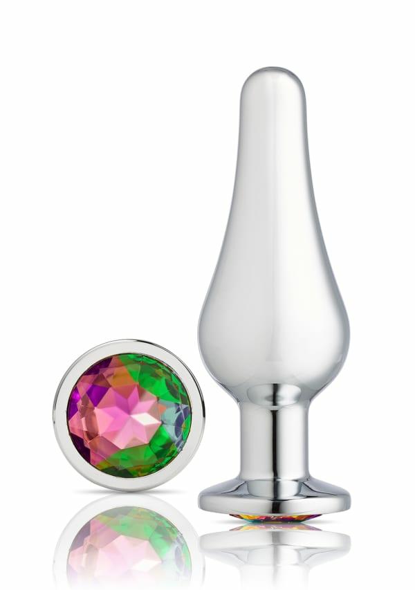 Anal Toys | Gems Silver Chrome Tall Plug – Small Anal Toys Anal Toys