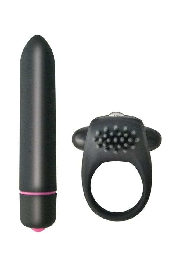 Couples | Intense Cock Ring And Bullet Couples Black