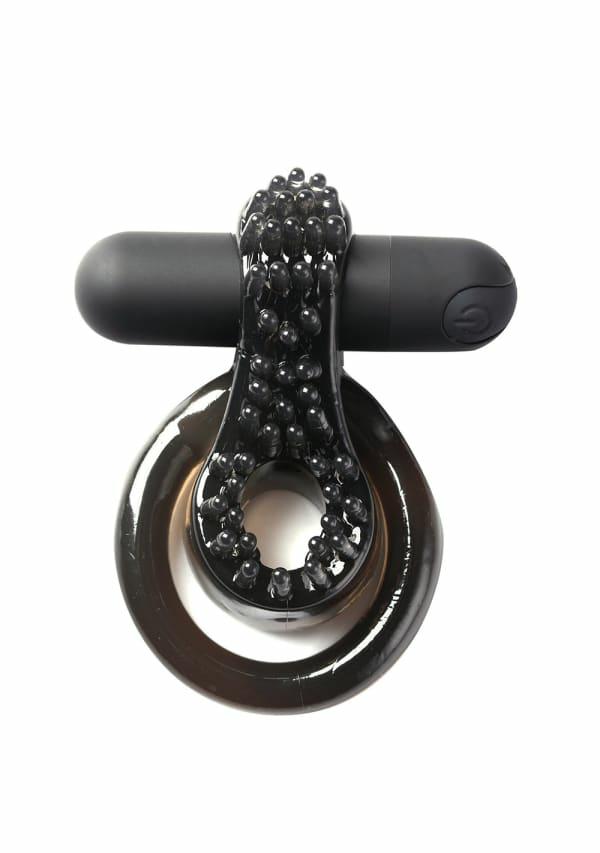 Couples | Jagger Rechargeable Vibrating Ring Couples Black