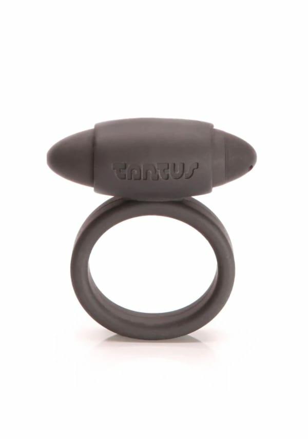 Couples | Tantus Vibrating Super Soft C-Ring Couples Black