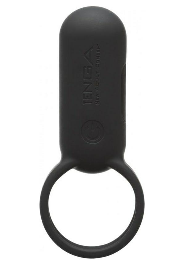 Couples | Tenga Rechargeable Smart Vibe Ring Couples Black