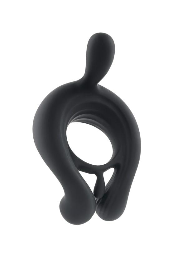 Couples | Triple Play Cock Ring Couples Black