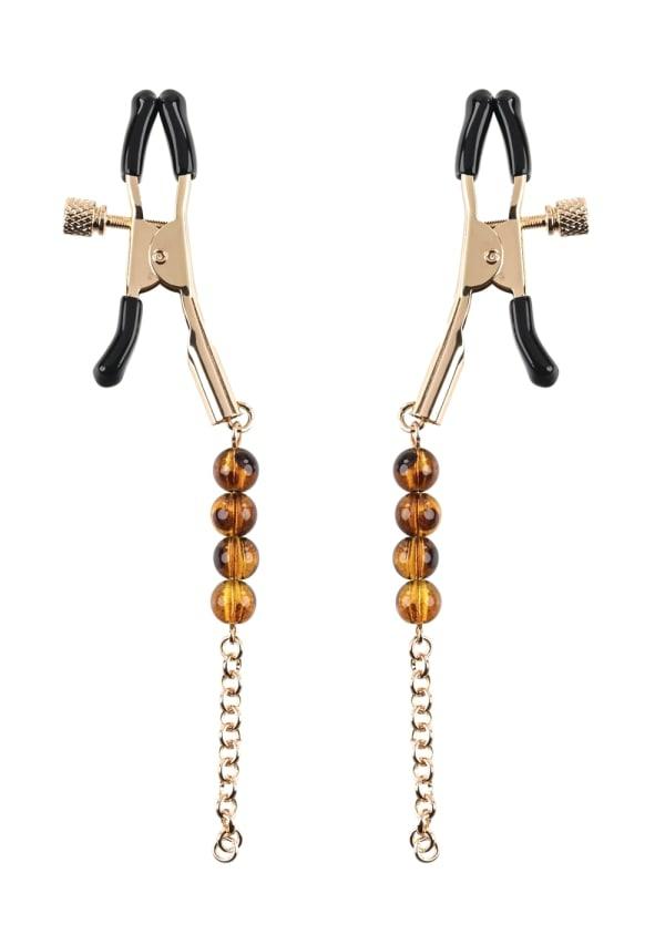 Fetish & Bondage | Amber Beaded Nipple Clamps Fetish & Bondage Fetish & Bondage