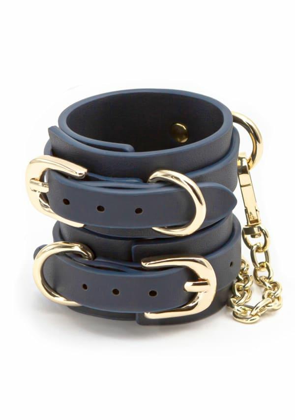 Fetish & Bondage | Bondage Couture – Wrist Cuffs Fetish & Bondage Blue or Black