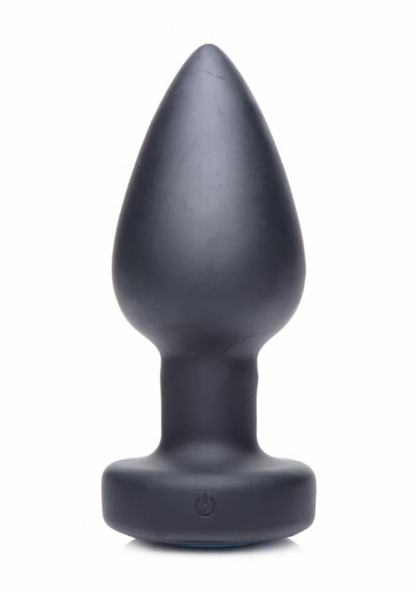 Fetish & Bondage | E-Stim Pro Silicone Vibrating Anal Plug With Remote Fetish & Bondage Black