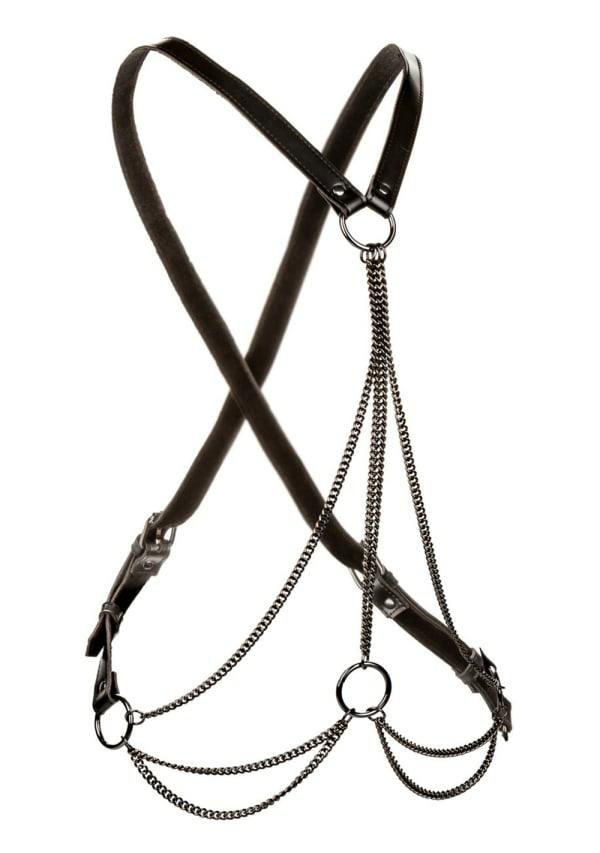 Fetish & Bondage | Euphoria Collection Multi Chain Harness Fetish & Bondage Black