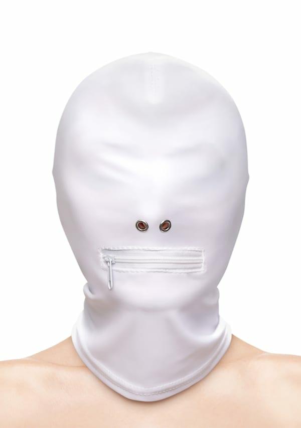 Fetish & Bondage | Hustler’s Taboo Zippered Mouth Hood Fetish & Bondage Black or White