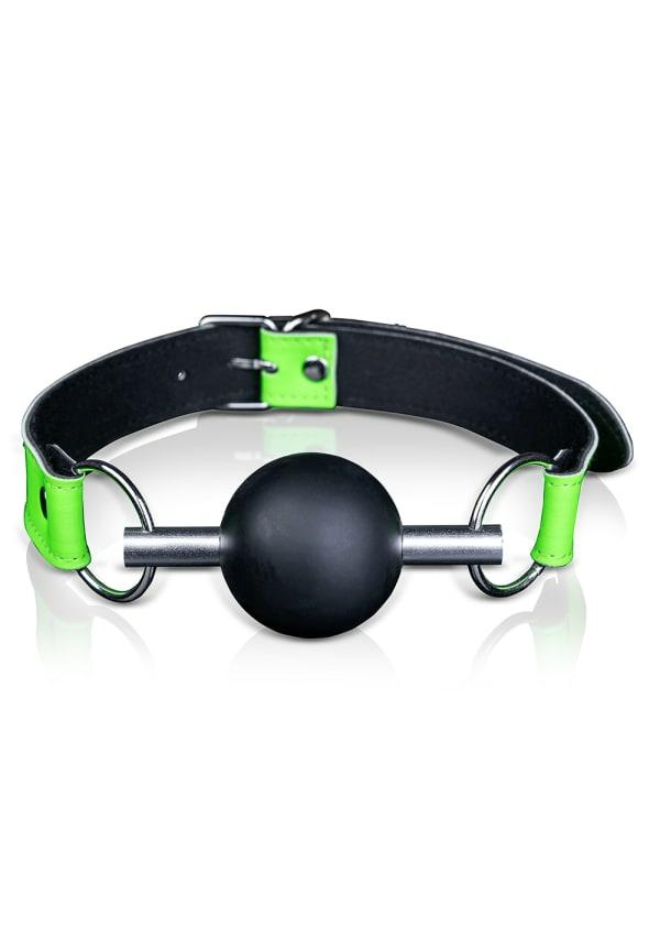 Fetish & Bondage | Ouch! Glow In The Dark Solid Ball Gag Fetish & Bondage Fetish & Bondage