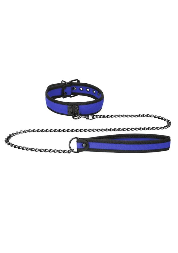 Fetish & Bondage | Ouch! Neoprene Collar With Leash Fetish & Bondage Fetish & Bondage