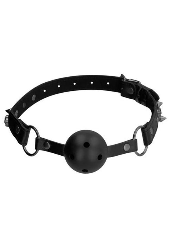 Fetish & Bondage | Ouch! Skulls And Bones Breatheable Ball Gag Fetish & Bondage Black