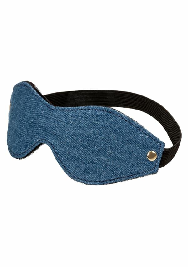 Fetish & Bondage | Ride ‘Em Premium Denim Collection Eye Mask Fetish & Bondage Blue