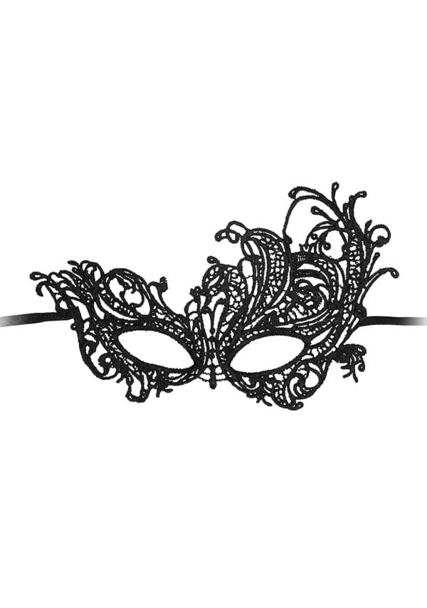 Fetish & Bondage | Royal Black Lace Mask Fetish & Bondage Black