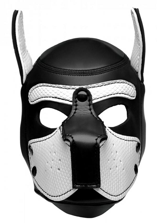 Fetish & Bondage | Spike Neoprene Puppy Hood Fetish & Bondage Black / White