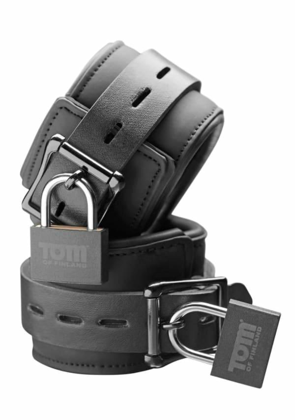 Fetish & Bondage | Tom Of Finland Neoprene Wrist Cuffs Fetish & Bondage Black