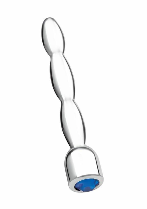 Fetish & Bondage | 2" Stainless Steel Bling Bling Wavy Penis Plug Fetish & Bondage Fetish & Bondage