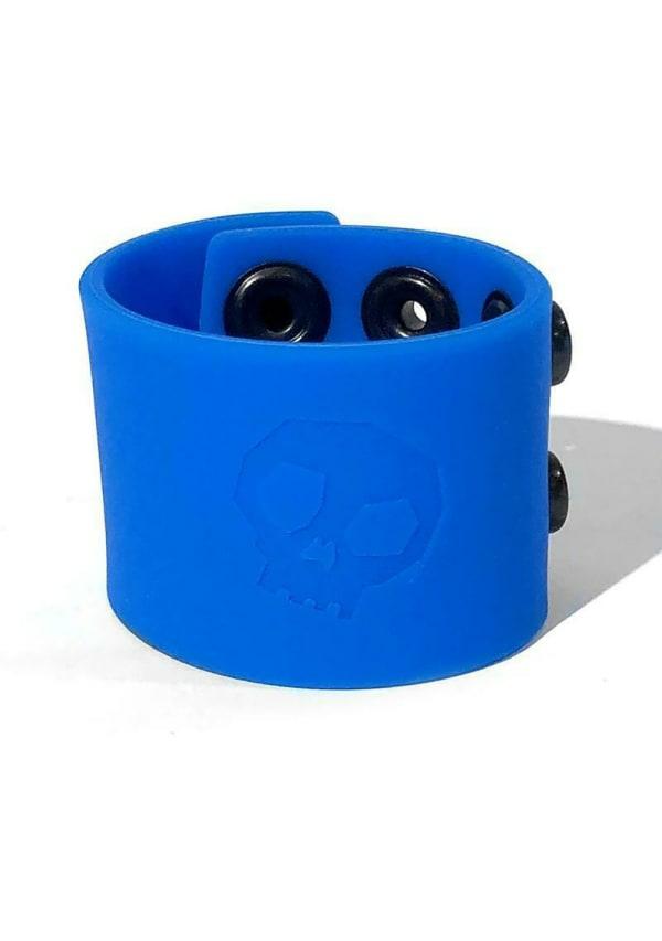 Fetish & Bondage | Boneyard Silicone Ball Strap 1.5" Stretcher Fetish & Bondage Blue