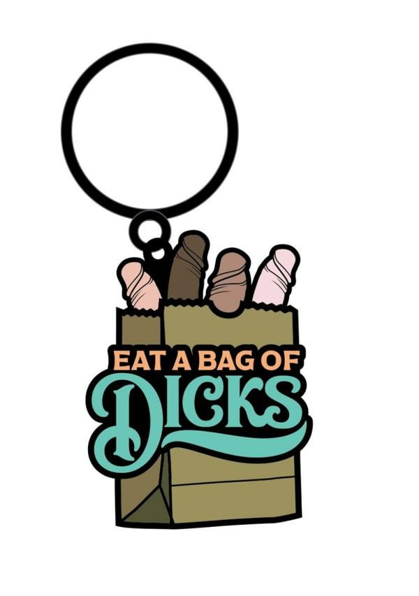 Gifts & Games | Eat A Bag Of Dicks Keychain Gifts & Games Gifts & Games