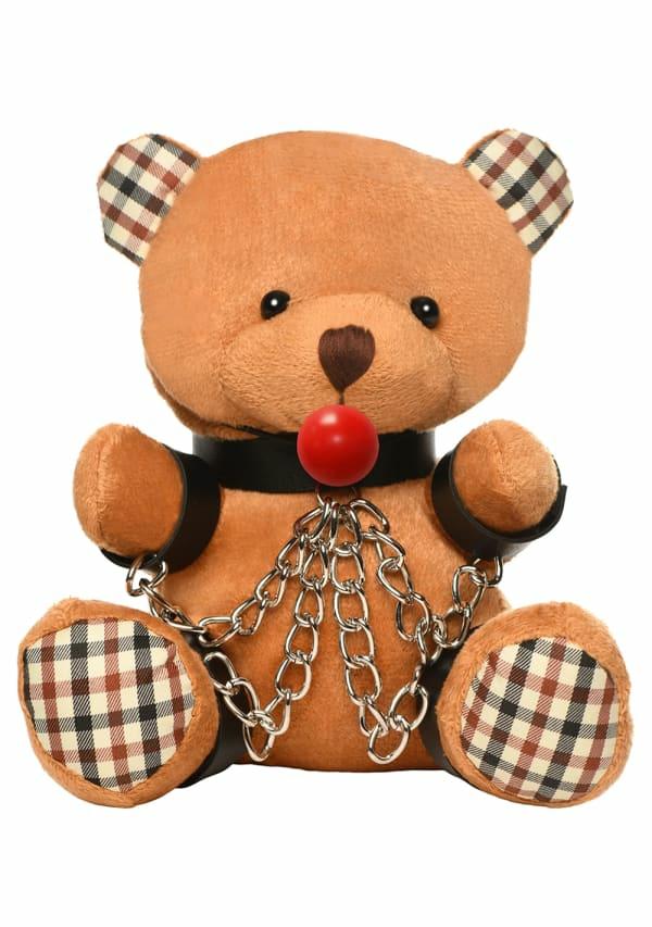 Gifts & Games | Gagged Teddy Bear Plush Gifts & Games Brown