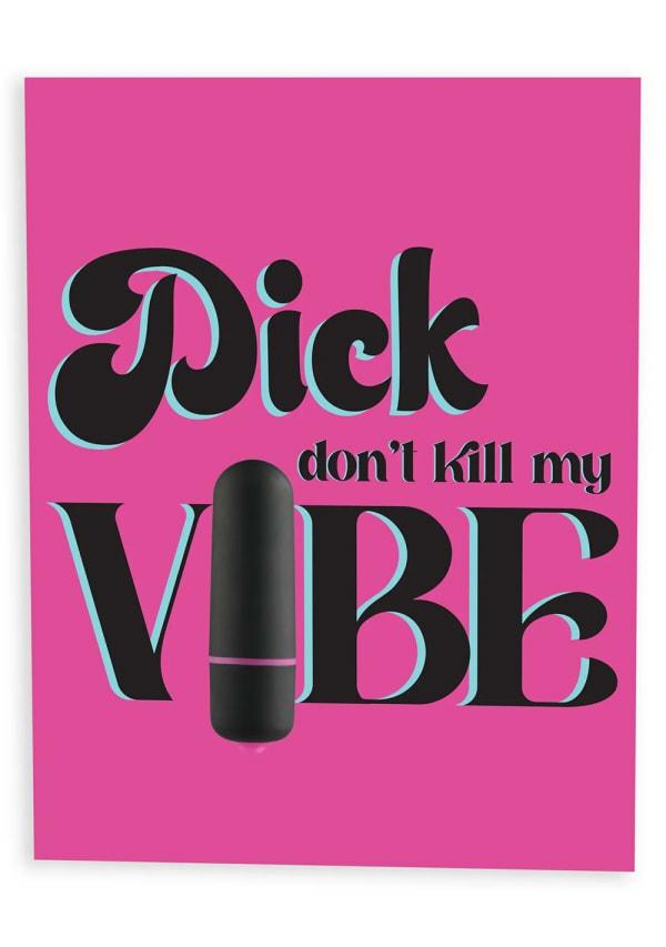 Gifts & Games | Naughtyvibes Greeting Card – Dick Don’T Kill My Vibe Gifts & Games Gifts & Games