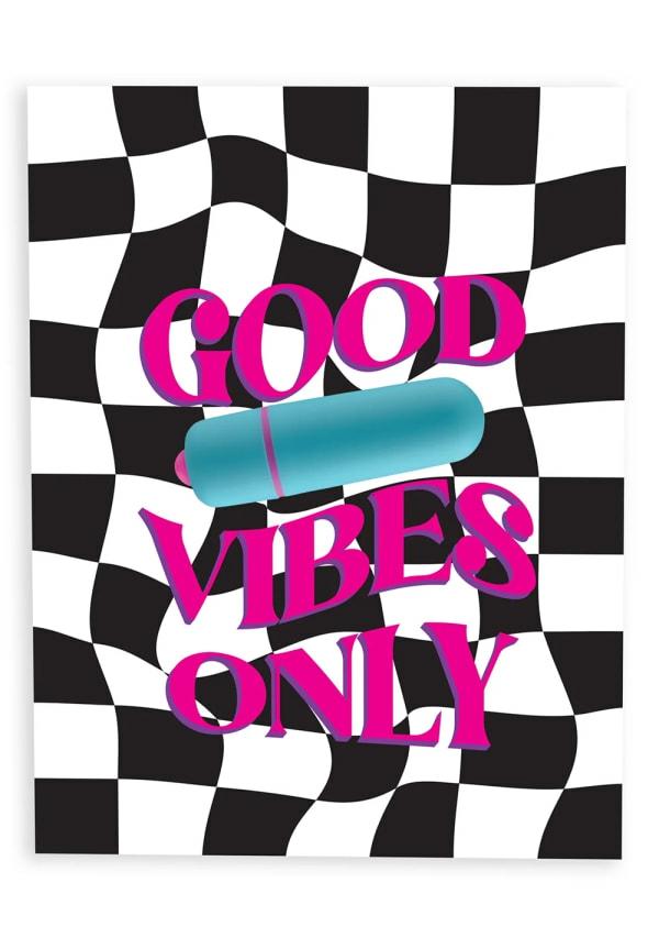 Gifts & Games | Naughtyvibes Greeting Card – Good Vibes Only Gifts & Games Gifts & Games