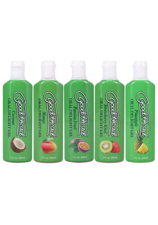 Lubricants | Goodhead – Oral Delight Tropical Fruits Gel – 5 Pack Lubricants Lubricants