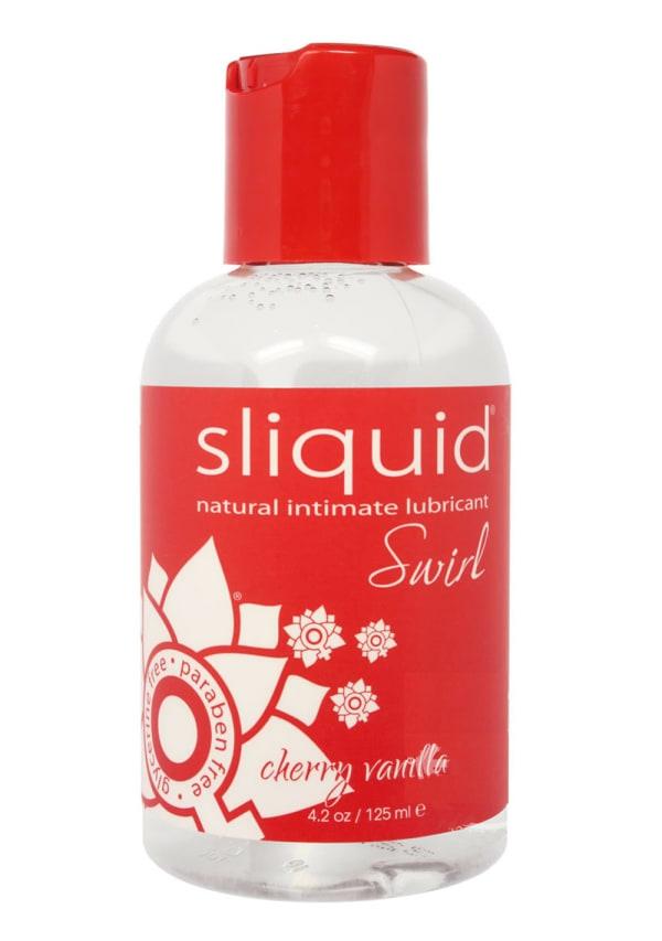 Lubricants | Sliquid Swirl Natural Water-Based Lubricant  – Cherry Vanilla Lubricants Lubricants