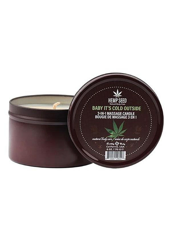 Sensual Products | Earthly Body 2023 Holiday 3-In-1 Massage Candle – Baby It’s Cold Outside Sensual Products Sensual Products