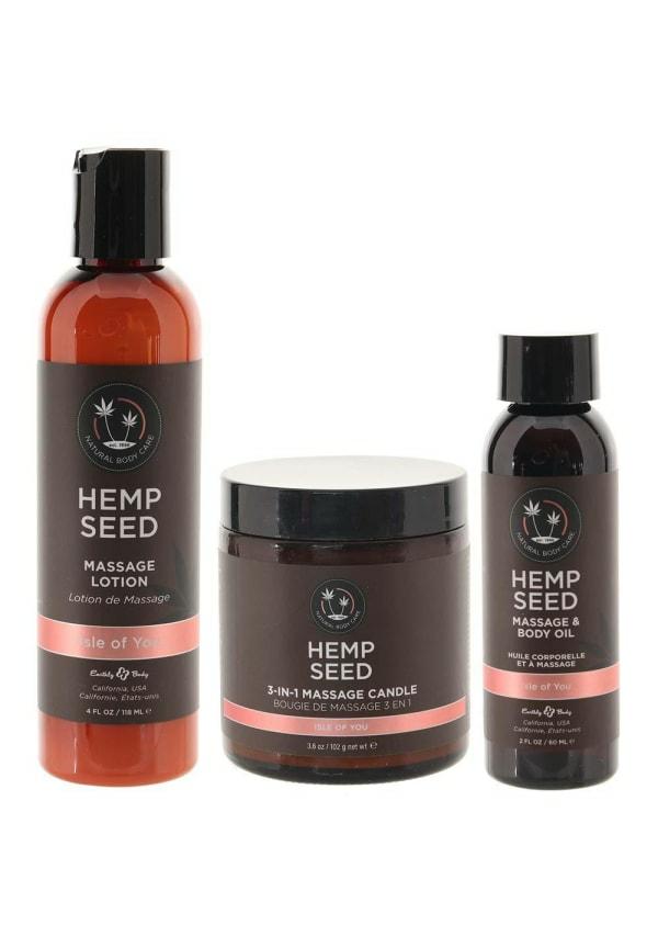 Sensual Products | Earthly Body Holiday/Valentines Hemp Seed Massage In A Box – Isle Of You Sensual Products Sensual Products