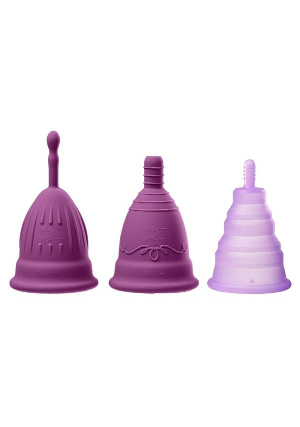 Sensual Products | Health And Wellness Reusable Menstrual Cup Set Sensual Products Purple