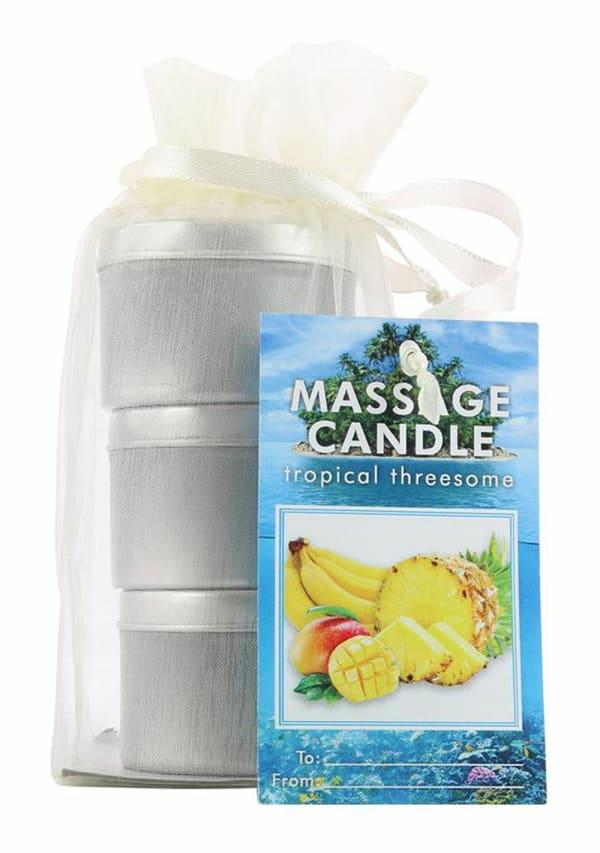 Sensual Products | Tropical Threesome Massge Candle Set Sensual Products Sensual Products