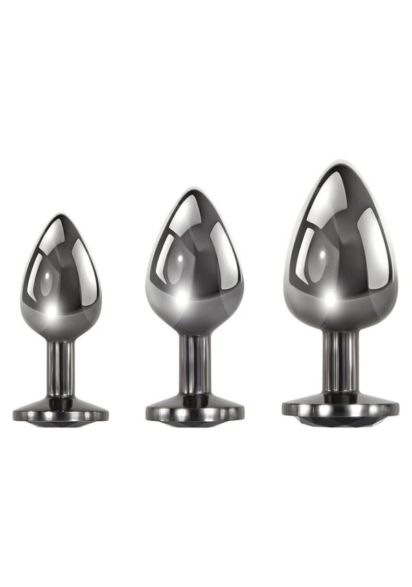 Anal Toys | Black Gem Anal Plug Set Anal Toys Anal Toys