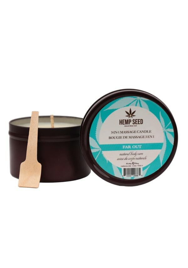 Sensual Products | Hemp Seed 3-In-1 Massage Candle – Far Out Sensual Products Sensual Products